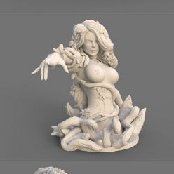 3D model Poison Ivy Bust – 3D Print