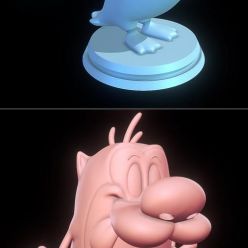 3D model Swan Princess Odette-The Swan Princess and Stimpy-The Ren and Stimpy Show – 3D Print