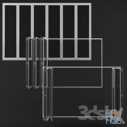 3D model Basic Folding Door