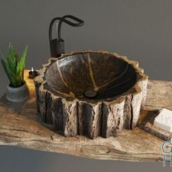 3D model Eco-style sink (max, fbx)