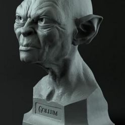 3D model Gollum Bust – 3D Print