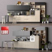 3D model Cucine Lube kitchen CLOVER 03