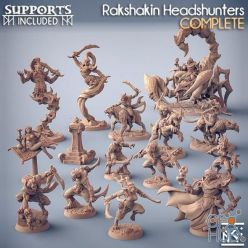 3D model Rakshakin Headhunters – 3D Print