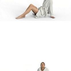 3D model Beautiful Spa Woman Scanned