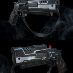 3D model Hand Cannon PBR