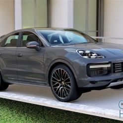 3D model Porsche Cayenne Turbo Coupe 2020 for Lumion