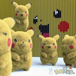 3D model Pikachu 1