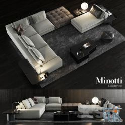 3D model Minotti Lawrence Sofa 3