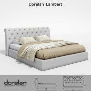 3D model Classic Lambert bed by Dorelan