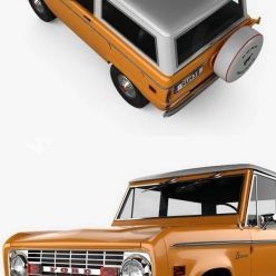 3D model Hum 3D Ford Bronco 1975