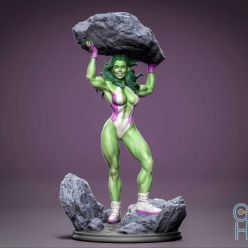 3D model She-Hulk – 3D Print