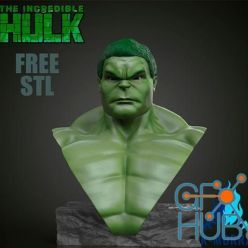 3D model Hulk bust – 3D Print