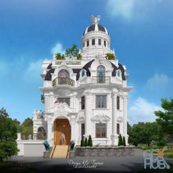 3D model Exterior Villa By DaTang