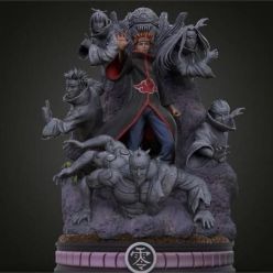 3D model Naruto Shipuden - Pain Diorama – 3D Print