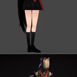 3D model Akame Ga Kill and Stranger Feudal Japan The Shogunate Challenge – 3D Print