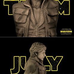 3D model Star Wars - Han Solo Bust – 3D Print