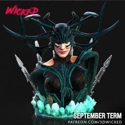 3D model Hela Bust – 3D Print