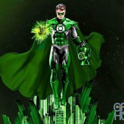 3D model Green Lantern – DC comics – 3D Print