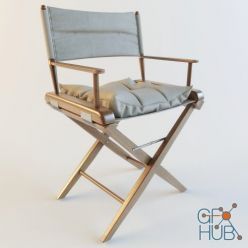 3D model Chair Folding Onward Directors