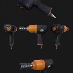 3D model Air Impact Wrench PBR