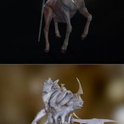 3D model Evor The Lord of the Forest and Bounty Hunter Dota2 – 3D Print