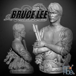 3D model Bruce Lee Yellow Suit Bust – 3D Print