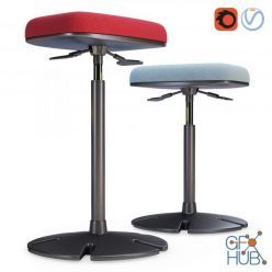 3D model B-Free Sit Stand Collection by Steelcase