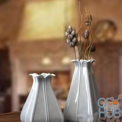3D model Vase Gray With Craquelure