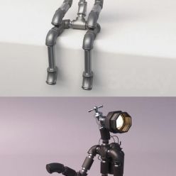 3D model Robot light