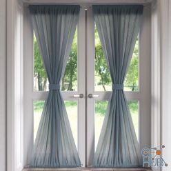 3D model Stained curtains