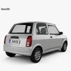 3D model Daihatsu Mira 3-door 1998 Hum 3D