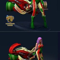 3D model Hoverbike girl – 3D Print