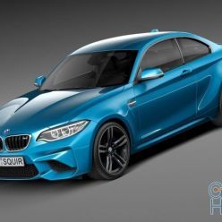 3D model BMW M2 Coupe 2016