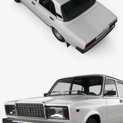 3D model Car VAZ Lada 2107 2006