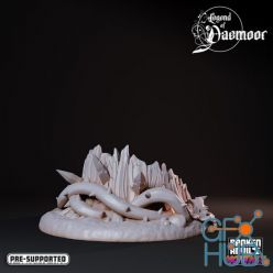 3D model Battle Stump