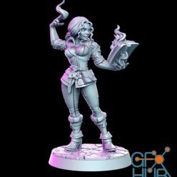 3D model Silveria - Female Wizard