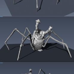 3D model The Thing Spider head – 3D Print