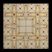 3D model Stained-glass ceiling Tiffany «Chevron 2»