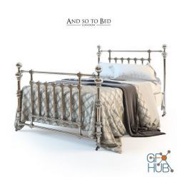 3D model And So To Bed Dickens Bed (max, fbx)