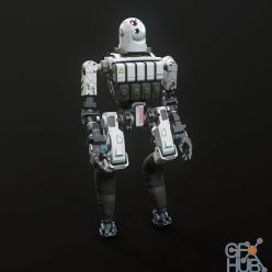 3D model Combat Robot PBR