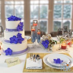 3D model Wedding serving