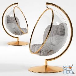 3D model Glass Hanging Chair