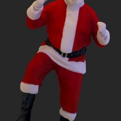 3D model Santa Claus Pose 02