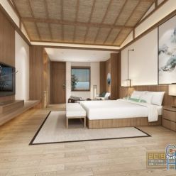 3D model Bedroom Interior of the Hotel 026