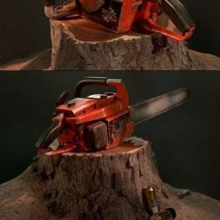 3D model Gunnars Chainsaw PBR