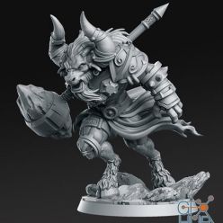 3D model Taurinos - Minotaur – 3D Print