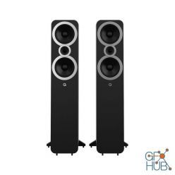 3D model 3050i Floor Standing Speakers by Q Acoustics