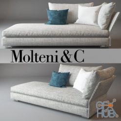 3D model Holiday daybed by Molteni&C