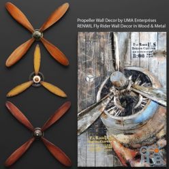 3D model Propeller Wall Decor