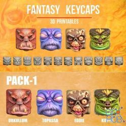 3D model Fantasy Keycaps – 3D Print